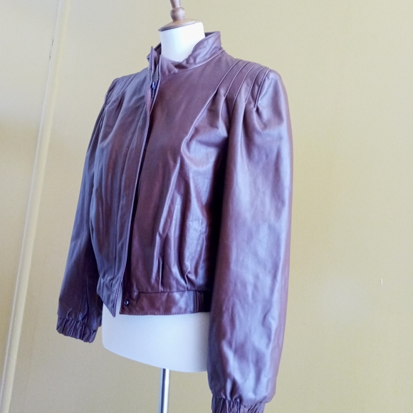 Rare Wilson lined leather Jacket SZ 16 - Picture 5 of 13